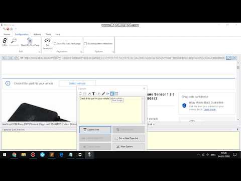How to obtain 'Compatibility' data and 'Sold' data from Ebay Product links using Webharvy