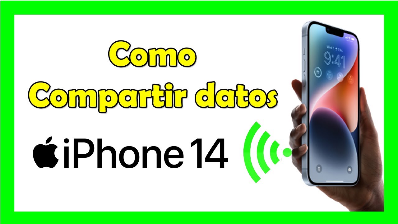 Como compartir internet en iPhone 14 o compartir datos iPhone 14 - YouTube