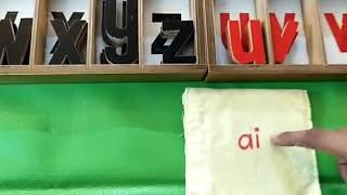 Phonogram Boxes- sound  ' ai'  forming words - 4 y
