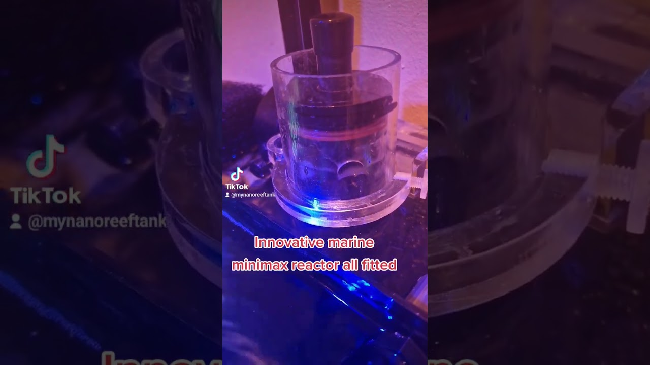 IM minimax reactor all installed and working with rowaphos and carbon