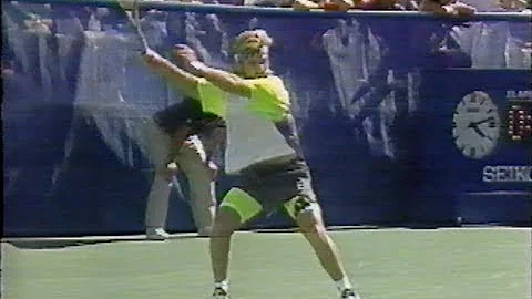 Agassi vs Berger US Open 1990