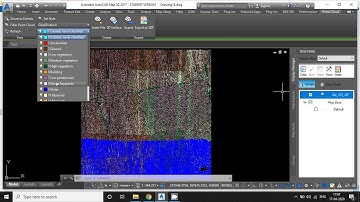 AutoCAD Map 3D - Import LiDAR (.las) Point Cloud Data