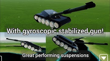 My First Fast Tank With Suspended Wheels in Evertech Sandbox