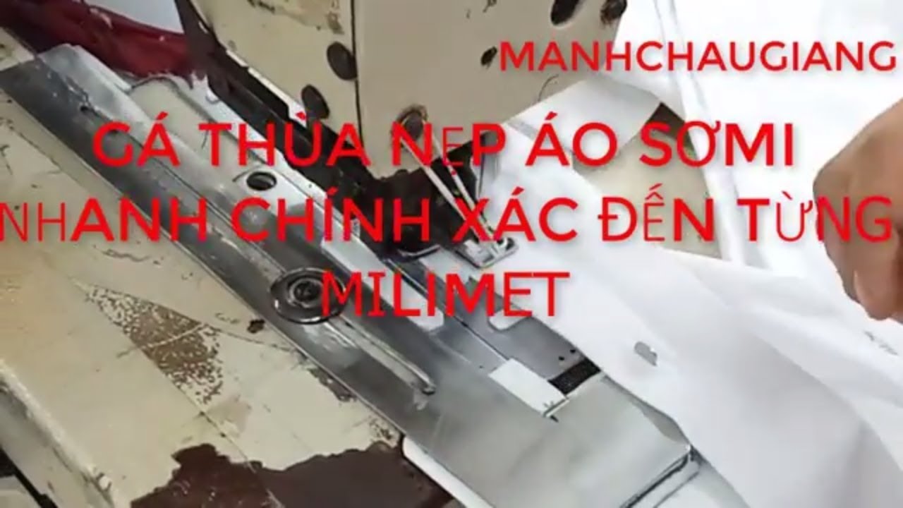 GÁ THÙA NẸP ÁO SƠ MI TỰ CHẾ NHANH CHÍNH XÁC ĐẾN TỪNG... - youtube