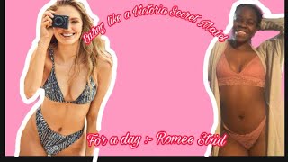 TRYING THE VICTORIA SECRET MODEL DIET AND WORKOUT FOR A DAY | Eating like Romee Strid for a day