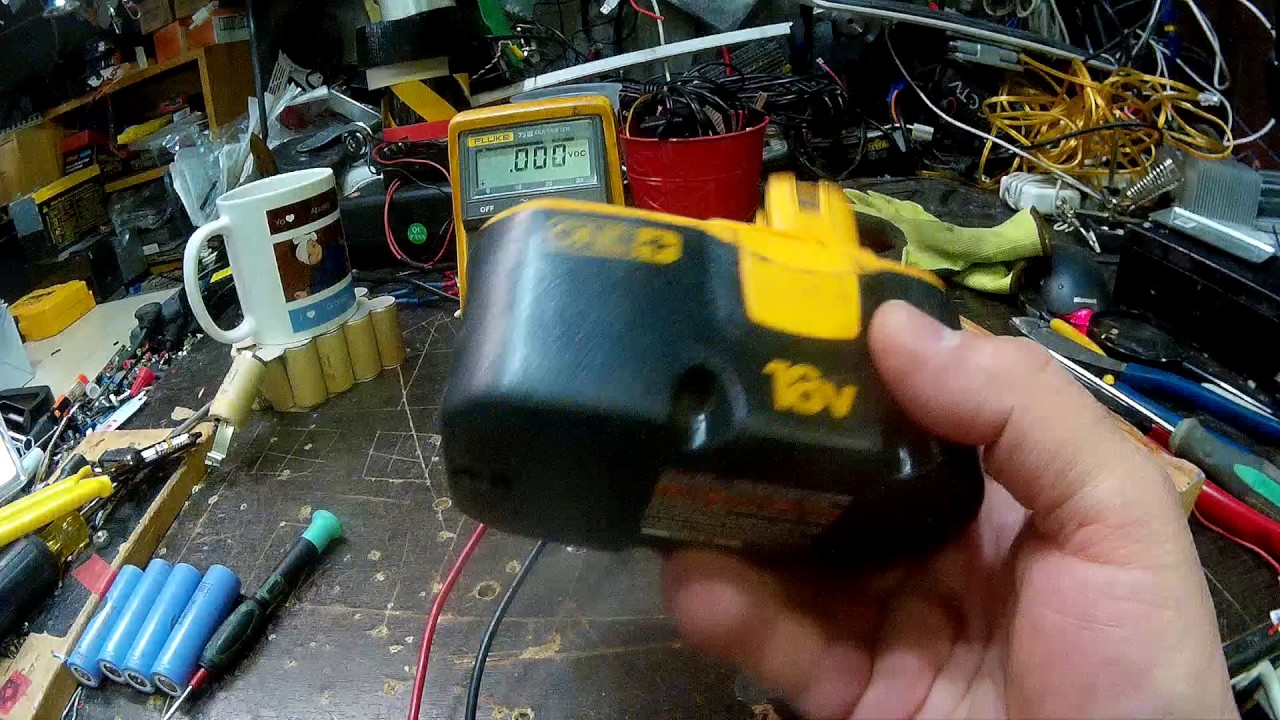 reparacion de bateria de taladro - YouTube