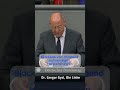 Gregor Gysi zur humanitären Lage in Gaza - Stimmt ihr ihm zu? #bundestag #gysi #gaza #israel