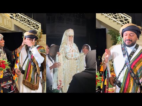 بكاء خالد عسيري زوج مرام بيكو في زواجهم والغمره العسيريه النظرات مليانه حب