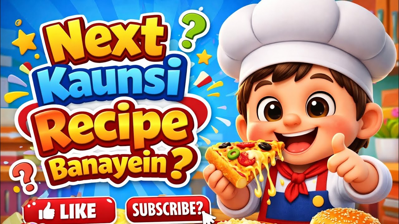 Yummy Pizza 🍕😋 | Next Kaunsi Recipe Banayein? | Funny Kids Cartoon Cooking