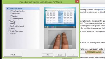 [Solved]Invert/Reverse 2 Two finger Touchpad  scrolling direction Reverse Reversed Scroll Synaptics
