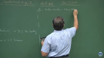 Geotechnical Engineering-2  |  Introduction  |  Lec-1 | IIT Bombay