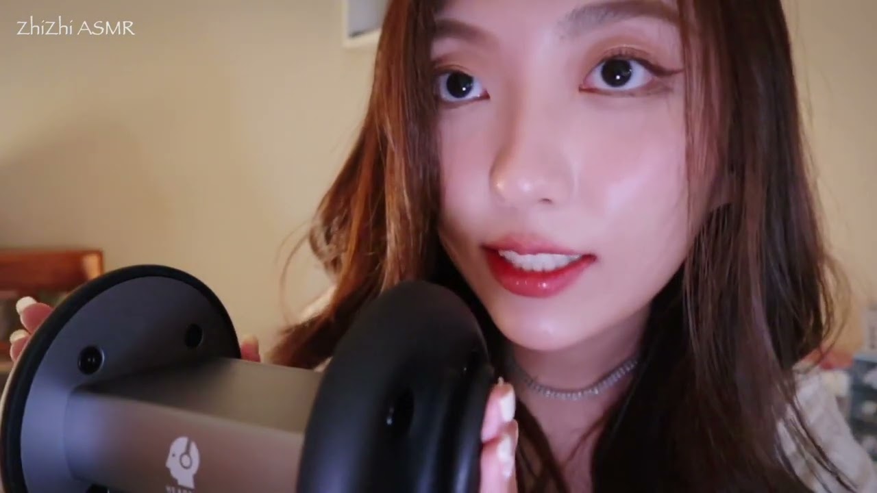 ASMR grass ball and aloe vera gel massage your ears 👂De-stress and help you sleep 