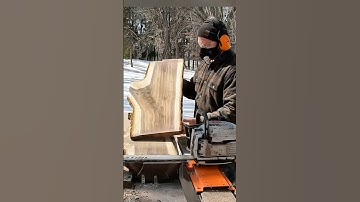 This Crotchy Black Walnut Log Produced Gorgeous Slabs! Chainsaw Milled w/ my Logosol F2+