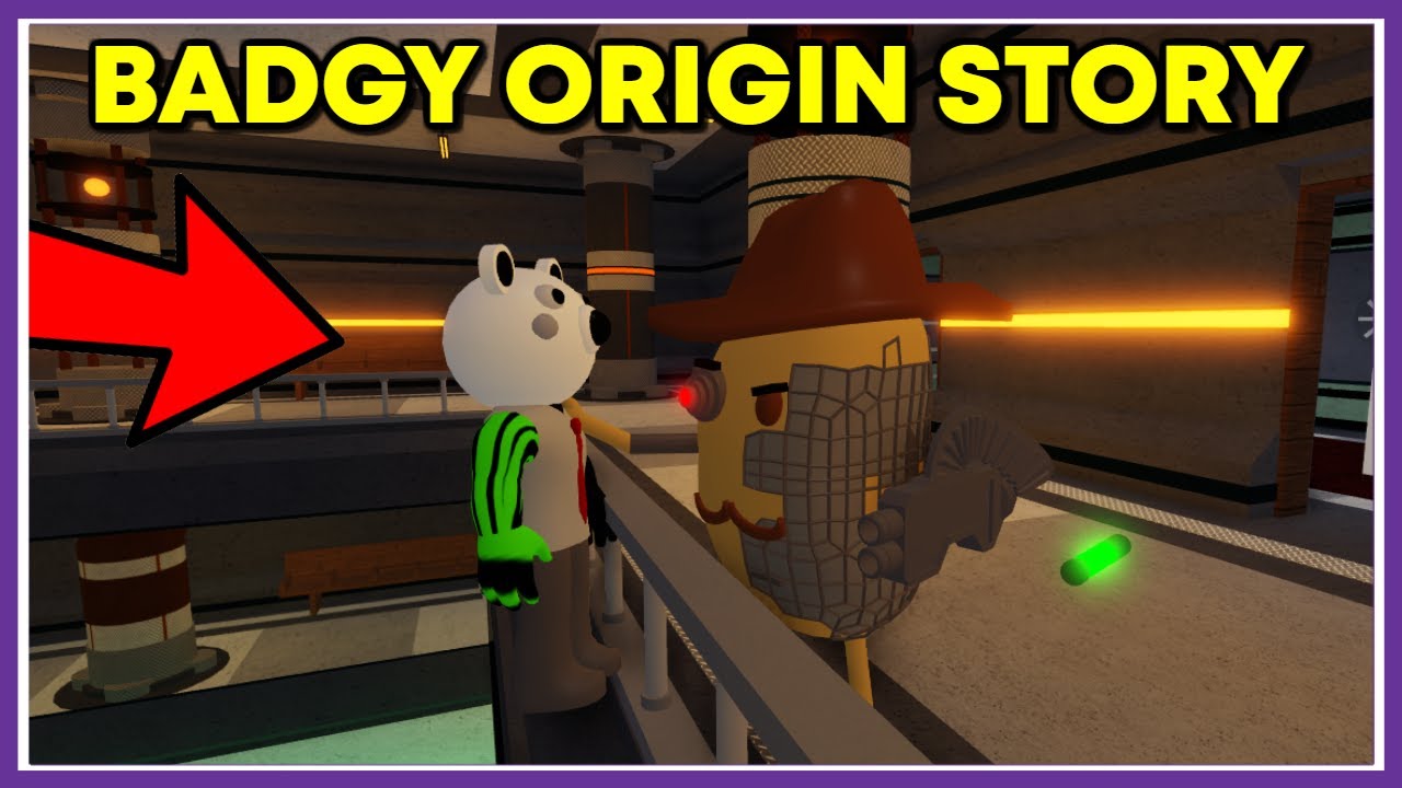 Roblox Piggy Badgy Origin Story Sad Badgy Skin Youtube - roblox piggy sad story