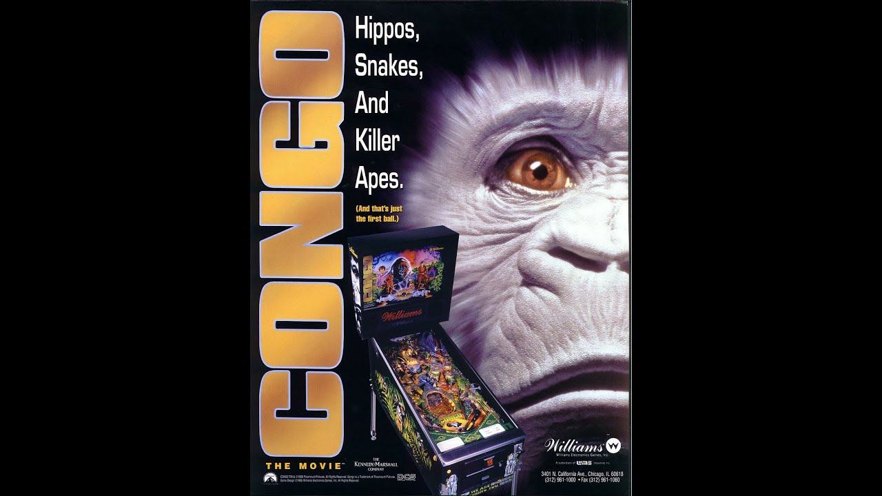 Congo Pinball Soundtrack (Williams, 1995)
