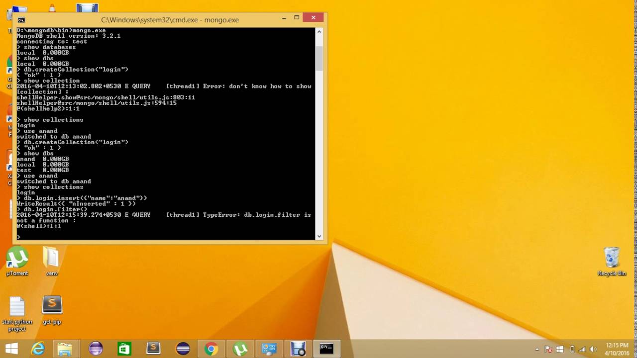 MongoDB installation in windows and CRUD Operations - YouTube