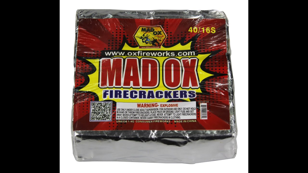 Jeff's Fireworks MAD OX FIRECRACKERS (HALF BRICK) YouTube
