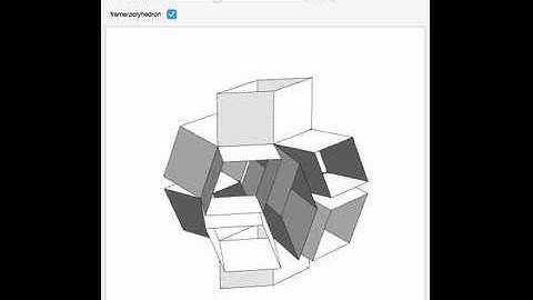 Open Flexible Frame Based on a Rhombic Dodecahedron