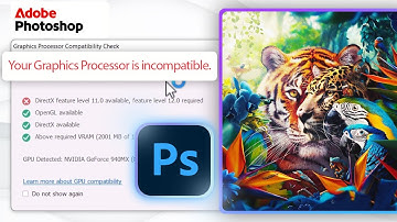 Photoshop: Your Graphics Processor is incompatible