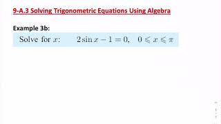 IB Math AA SL Year 1 - Section 9.A.3 Part 1