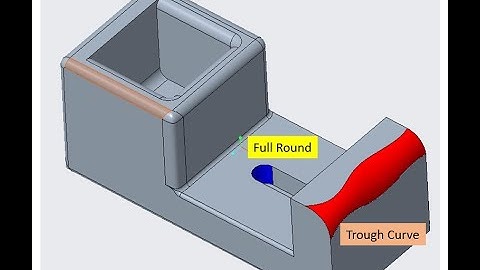 Creo parametric round feature