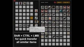 Obenseuer - Inventory Tweaks - transfer all similar items
