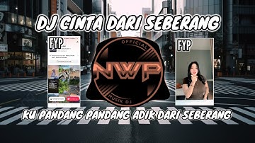 DJ CINTA DARI SEBERANG - KU PANDANG PANDANG ADIK DARI SEBERANG VIRAL TIK TOK FULL BASS