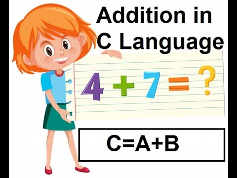 addition of two numbers in c - YouTube