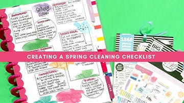 Create with Me: Spring Cleaning Checklist