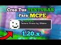 🔴 Como Crear Tus PROPIAS TEXTURAS para Minecraft Pe 26.X! | Crea Tu TEXTURE PACK para Bedrock!😎