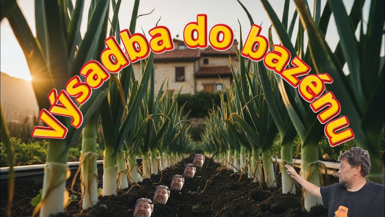 🧅 Pórek: Zasaďte ho teď pro OBŘÍ zimní sklizeň! Vyvýšený záhon trik s vodou 💧 #pórek