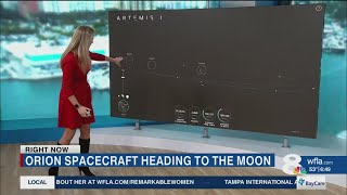 Orion interactive Artemis I mission tracker