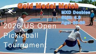 MXD Doubles Skill: 4.0, Age: 65-69 Gold Medal Pickleball Match - US Open 2026 Python One Liners Max Fusco