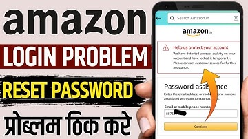 Amazon we have detected unusual activity on your account and have locked it temporarily problem