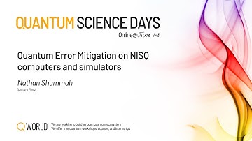 Quantum Error Mitigation on NISQ computers and simulators | QSD 2022