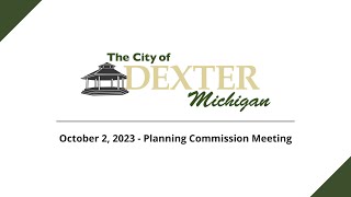 October 2, 2023 Planning Commission Meeting