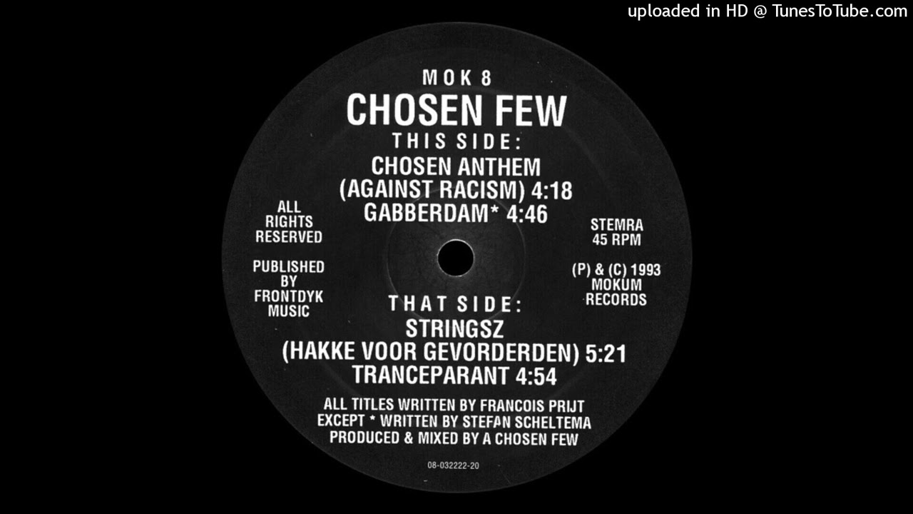 MOK 008 - Chosen few - A2 - gabberdam (Mokum Records) ( 1993)