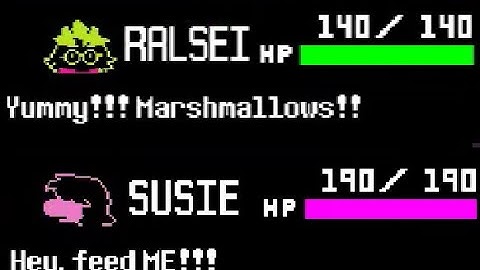 Deltarune Chapter 2 All Items/Armors/Weapons Character Interactions