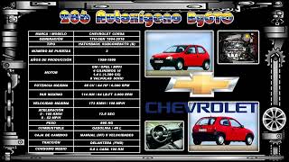 CHEVROLET CORSA 3P 1.4 MPFI 1998-1999 - FICHA TECNICA #chevrolet #corsa #chevroletcorsa #gm #mpfi