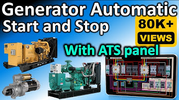 How to design an ATS to Start and Stop the Generator Automatically ? / The Best Step-by-Step Guide.!