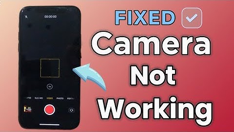 Hoe los ik het probleem met de camera op mijn iPhone op?
