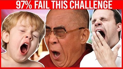 TRY NOT TO YAWN CHALLENGE! (97% FAIL)