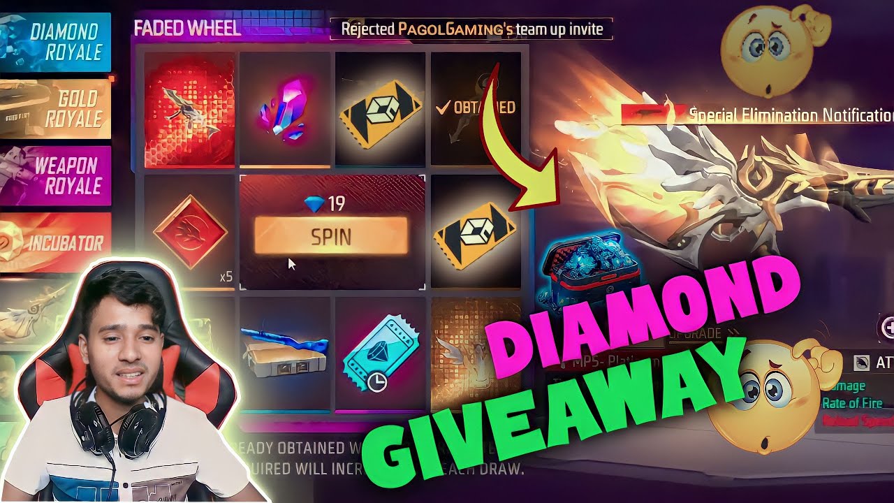 FREE FIRE LIVE GIVEAWAY || FF TEAM CODE GIVEAWAY | #FFGIVEAWAY#FFLIVE# ...