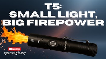 SMINGXI T5 zaklamp - 1400 lumen, een echte krachtpatser met een rechte hoek!