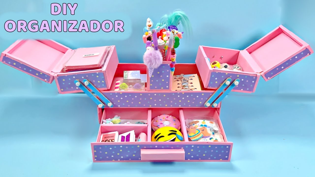 DIY SIDE – ABERTURA DE ORGANIZADOR DE MESA - A MELHOR CAIXA DE SAPATOS SEM RESÍDUOS