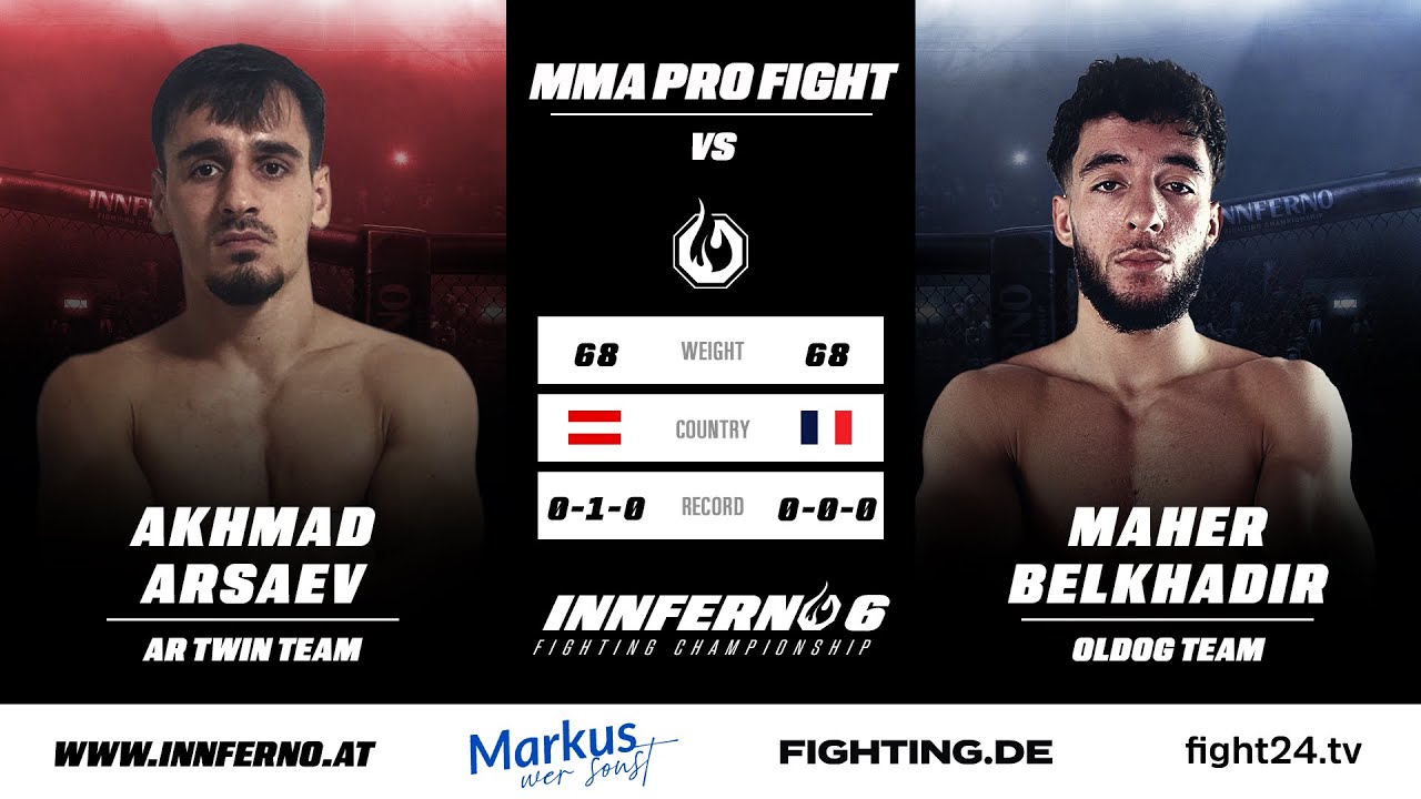 Free Fight - Arsaev VS Belkhadir - INNFERNO Fighting Championship​ 6