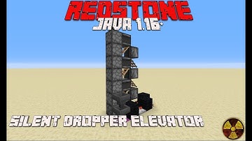 Silent Dropper Elevator Tutorial | Minecraft Redstone Java 1.16+ | Minecraft Storage Systems