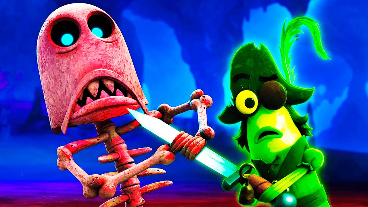 Ghost Vs Shark Fight Scene | THE SPONGEBOB MOVIE: SEARCH FOR SQUAREPANTS (2025) Movie CLIP HD
