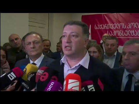 „ევროპული საქართველოს“ ლიდერი დაკავების მოლოდინში