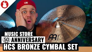 Meinl HCS Bronze Cymbal Set | Music Store 50th Anniversary Edition | MUSIC STORE